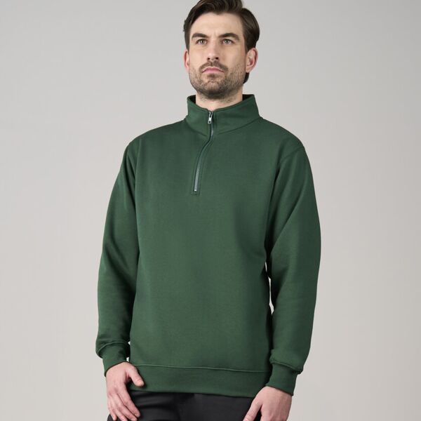 Pro ¼-neck zip sweatshirt. Thumbnail